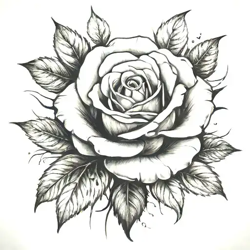 Rose With Magic Effects