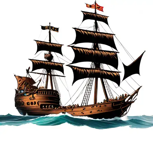 Pirate Ship Traveling