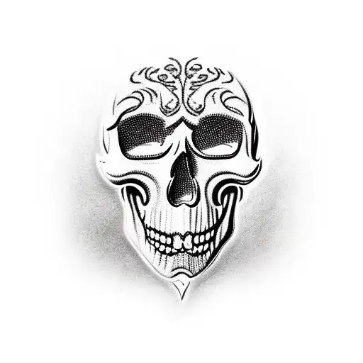 Skull Mask With Pussycat