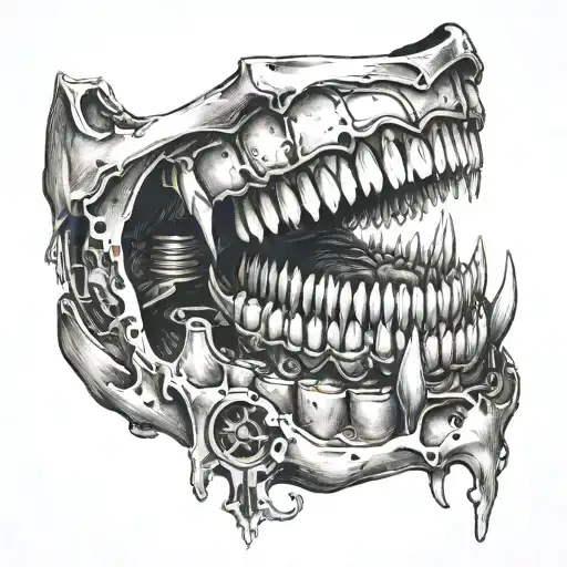 Scary Mechanical Teeth