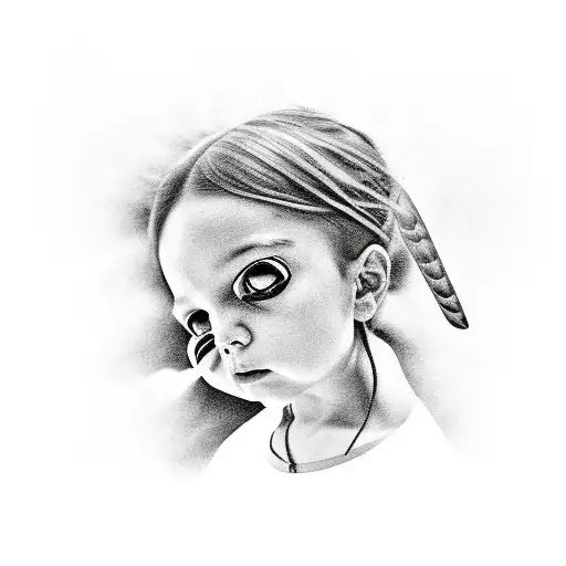 Kids Playing Shadow Black