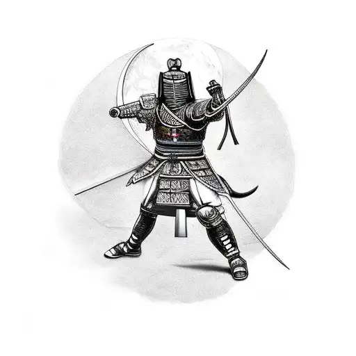 Moon Samurai Warrior