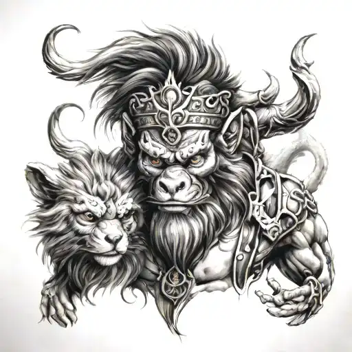 Wolf And Monkey King