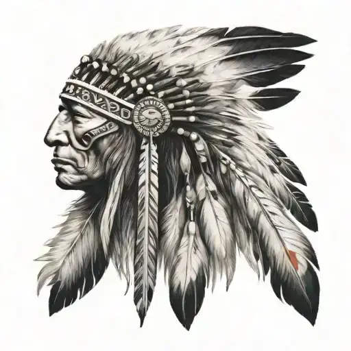 Beautiful American Indian Headdress