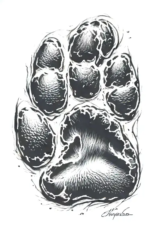 Dog Paw Print