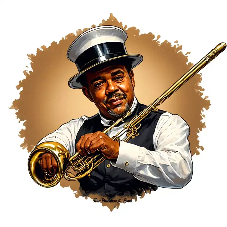 A Band Director Holding A Baton