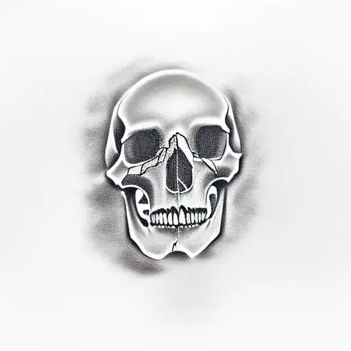 Half Skull Half Bust