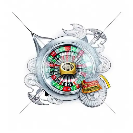 A Realistic Portrayal Of A Casino Slot Machine With A Hunting And Fishing Theme