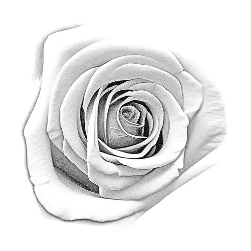 Realistic Female Face With Roses