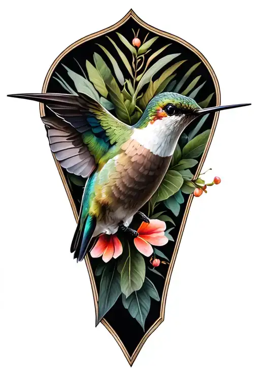 Hummingbird Cross Flower