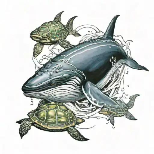 Whale And A Turtle