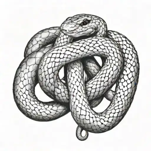 Big Erected Penic With Balls And Snake Wrapped