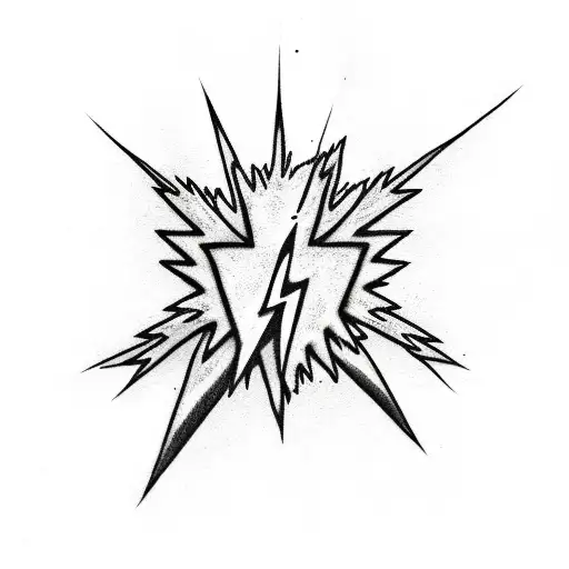 Lightning Bolt And A Feather