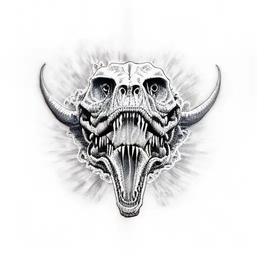 T-rex Skull