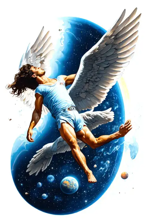 Icarus Falling Through Space