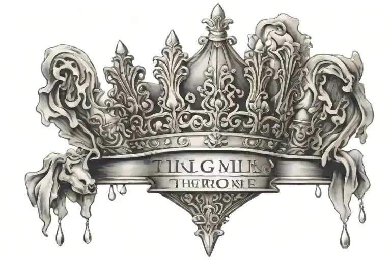 The Name Cling On Throne With Crown