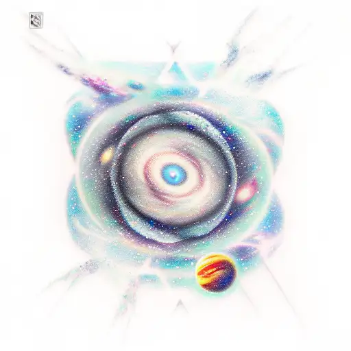 Space Tattoo Galaxy