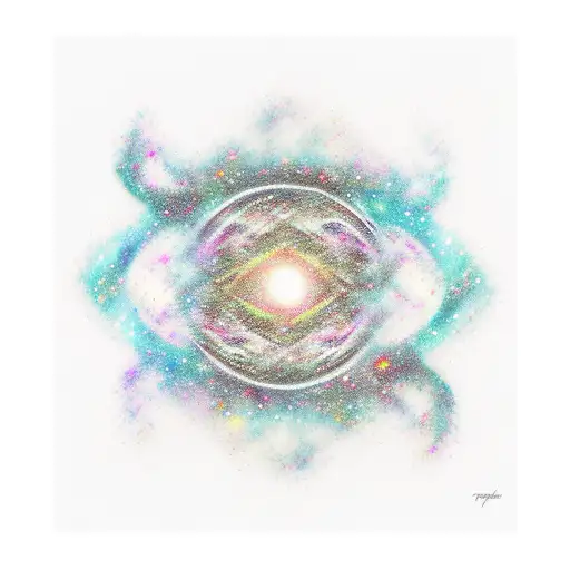 Space Tattoo Galaxy Square