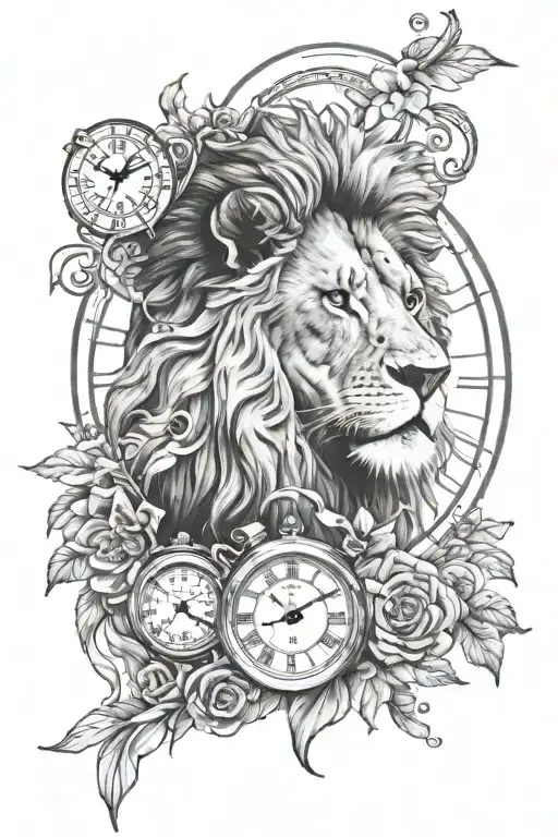 Lion And Time