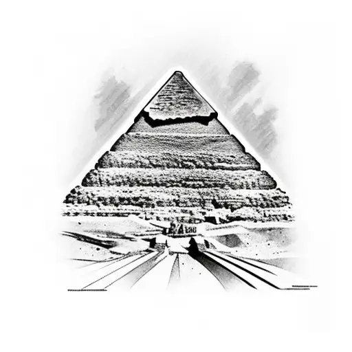 Egyptian Builders Building The Ancient Pyramids