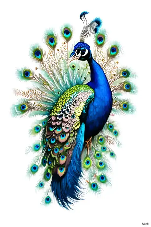 Peacock For My Arm Sleeve