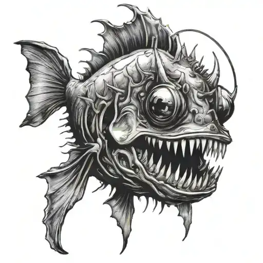 Scary Angler Fish