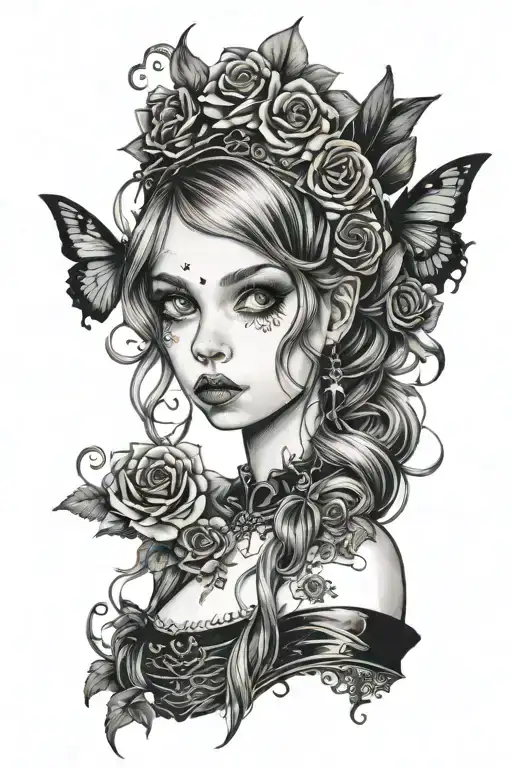 Beautiful Gothic Girl