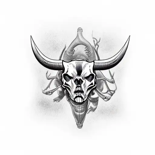 Bull Skeleton