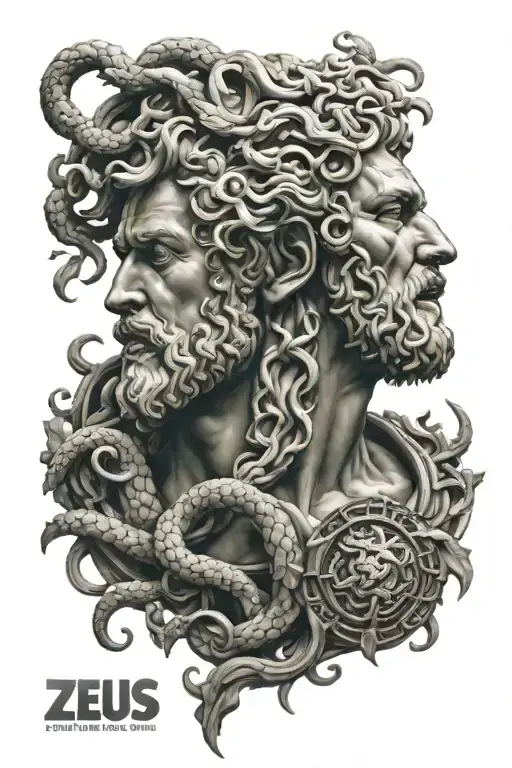 Zeus And Medusa