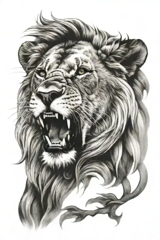 Lion Roaring