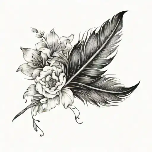 Feather And Flower