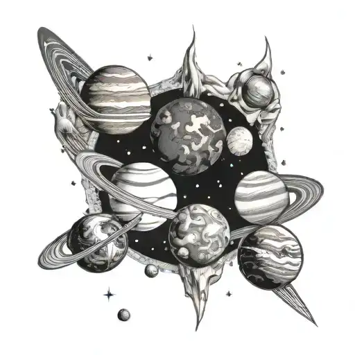 Galaxy Filled With Planets