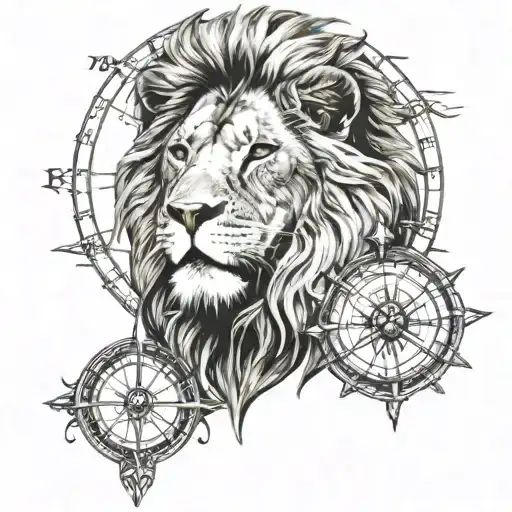 Lion And Compass