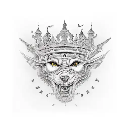 Big Palace With The Word Kingdom