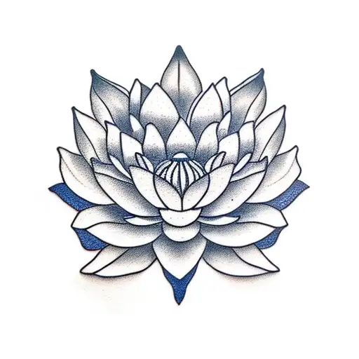 Blue Lotus Flower