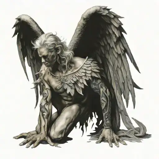 Fallen Angel Painting