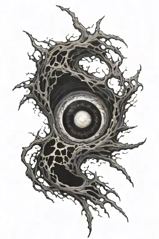 Black Hole Shaped Wound