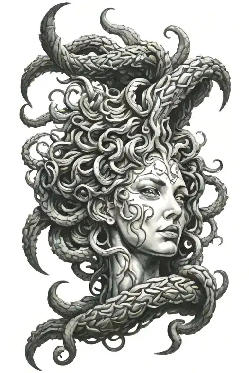 Medusa And Flame Burns