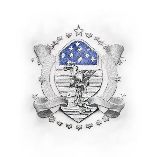 American And Italian Flag