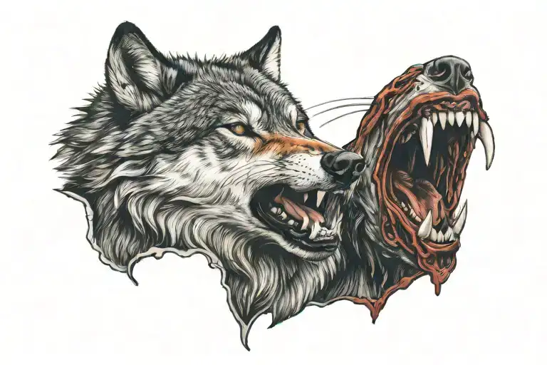 Bloody Mouth Wolf