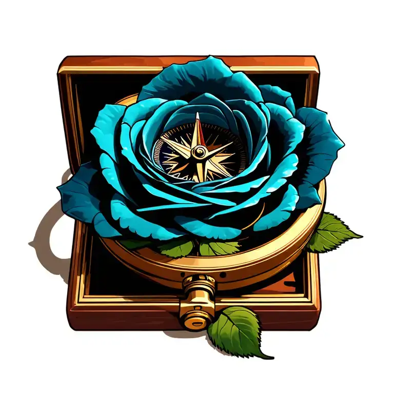 Turn A Compass Into A Rose