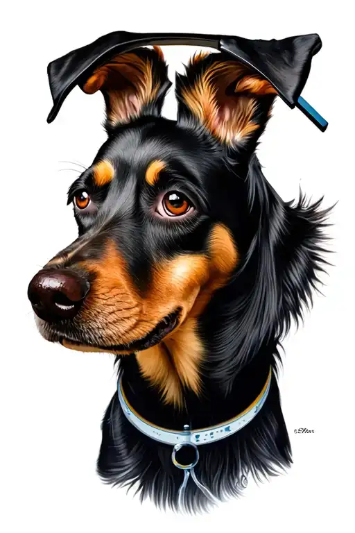 Chemical Lab Dog Portrait