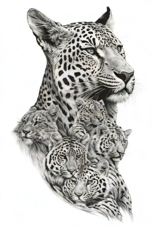 Realism Shoulder With Animals