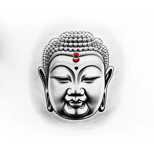 Black And Red 2 Faced Buddah