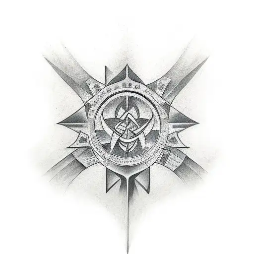 God Is Greater Than Up And Down Symbol