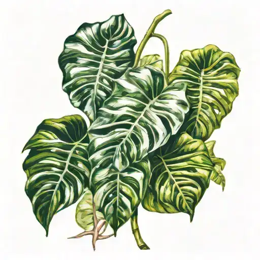 White Knight Philodendron Vine