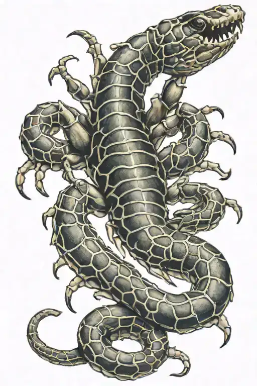 Scorpion With A Snake Telson