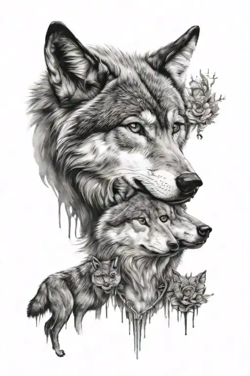 Girl And Wolf