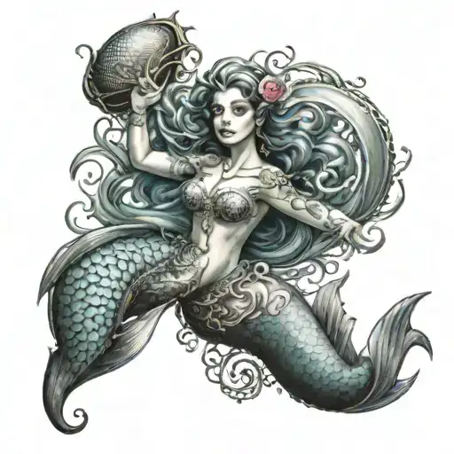 Turkish Mythology Inspired Mermaid
