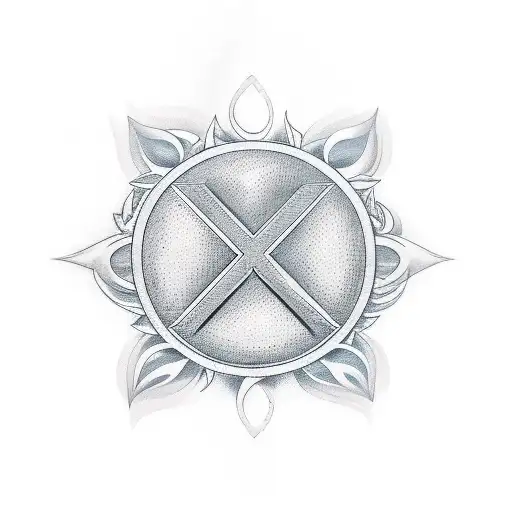 Dove With Peace Symbol In Front Of It